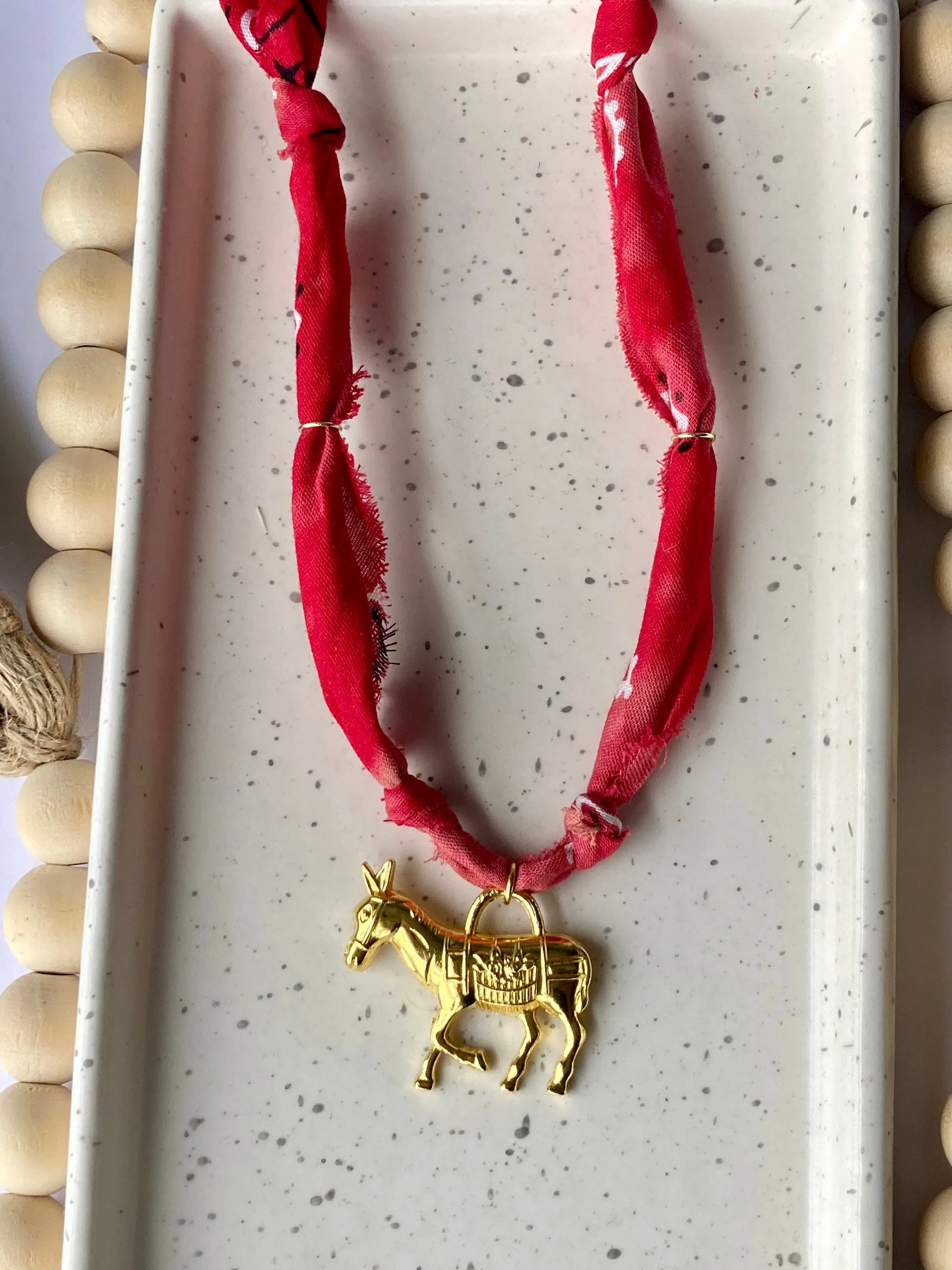 * PRE-ORDER | Bandana Charm Necklace | Mule