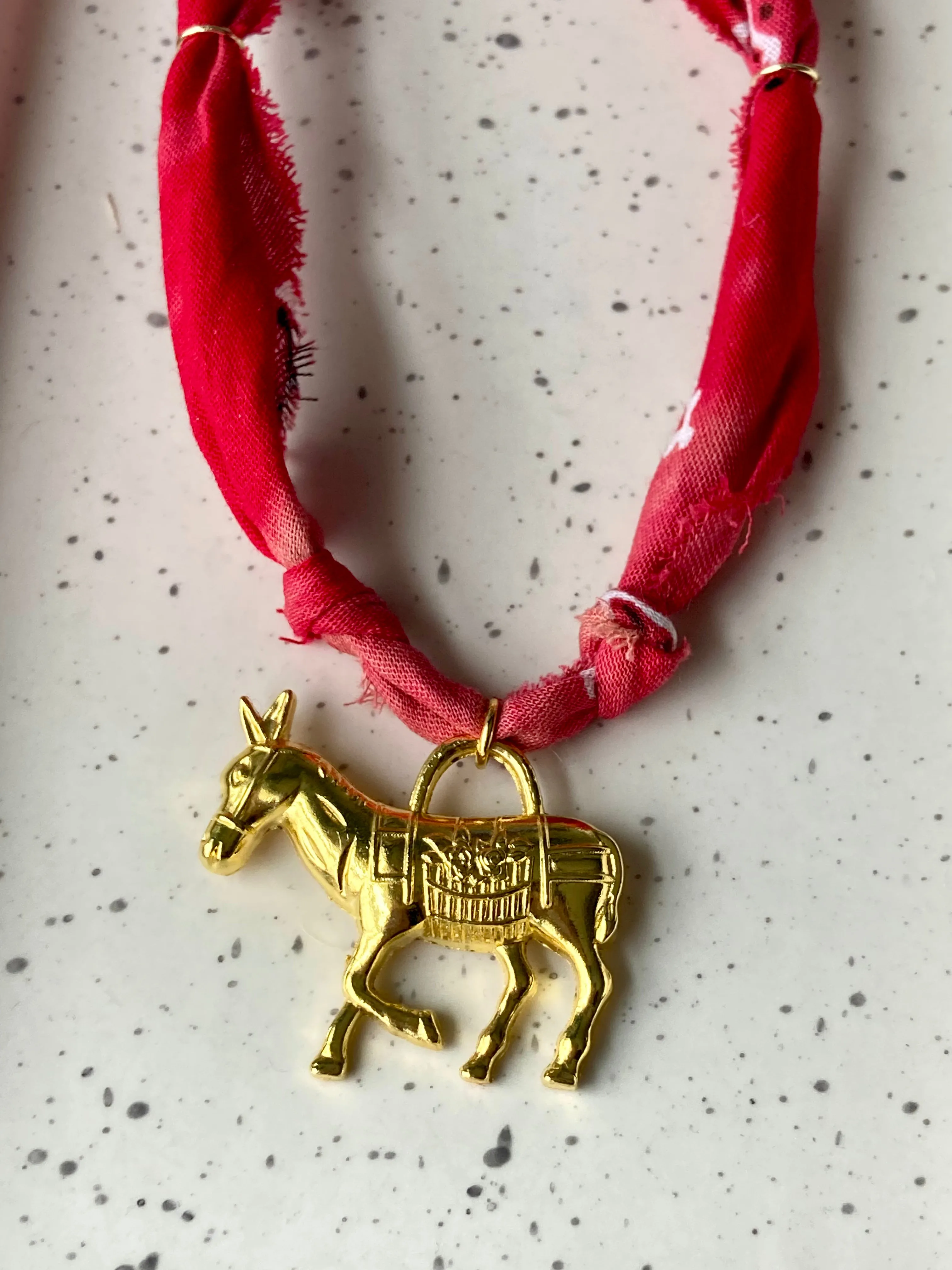 * PRE-ORDER | Bandana Charm Necklace | Mule