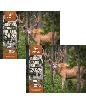 2025 Kings Bucks & Bulls Calendar TWIN PACK