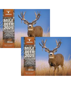 2025 Kings Mule Deer Calendar TWIN PACK