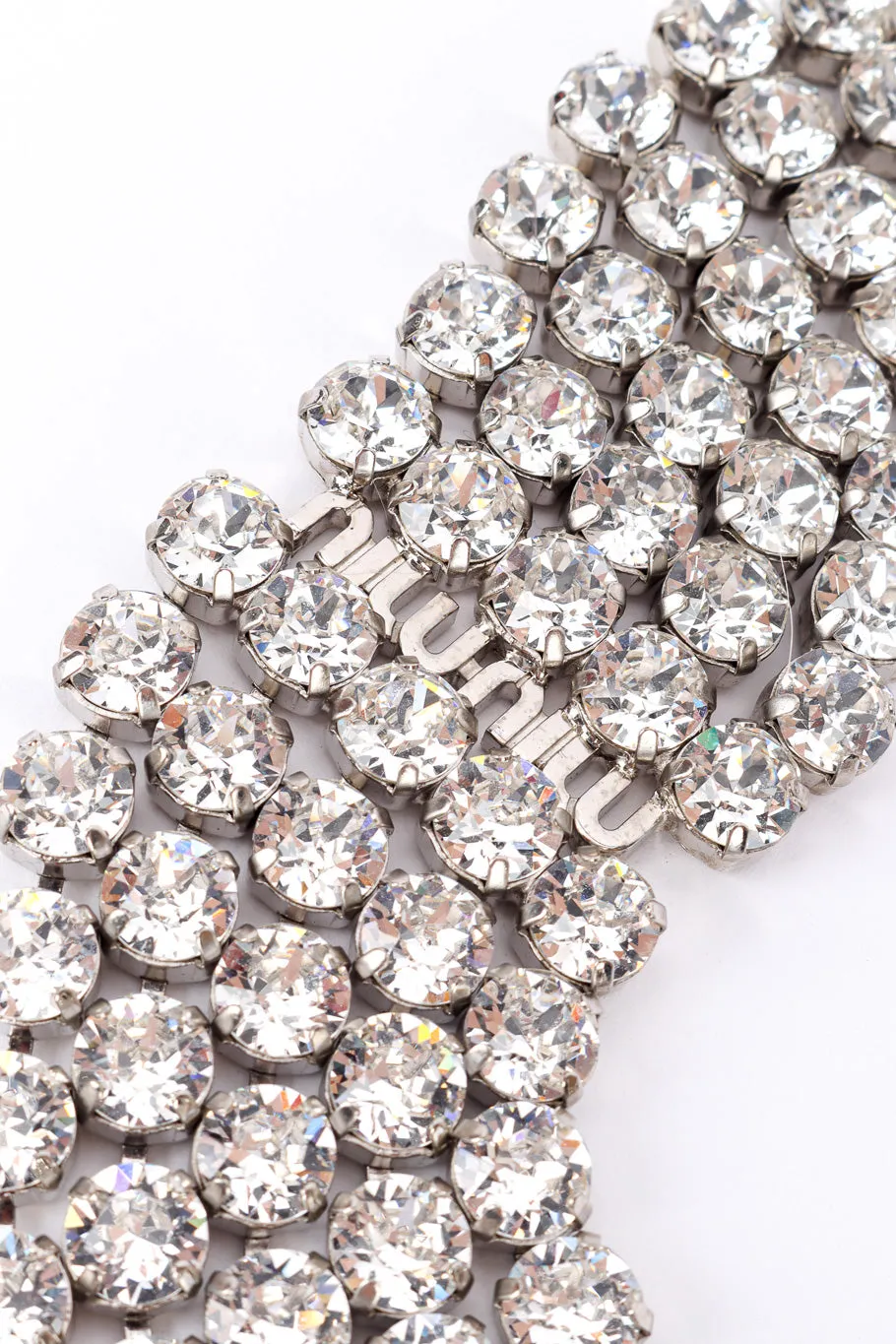 5 Strand Crystal Collar Necklace