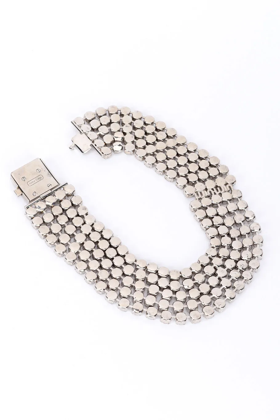 5 Strand Crystal Collar Necklace