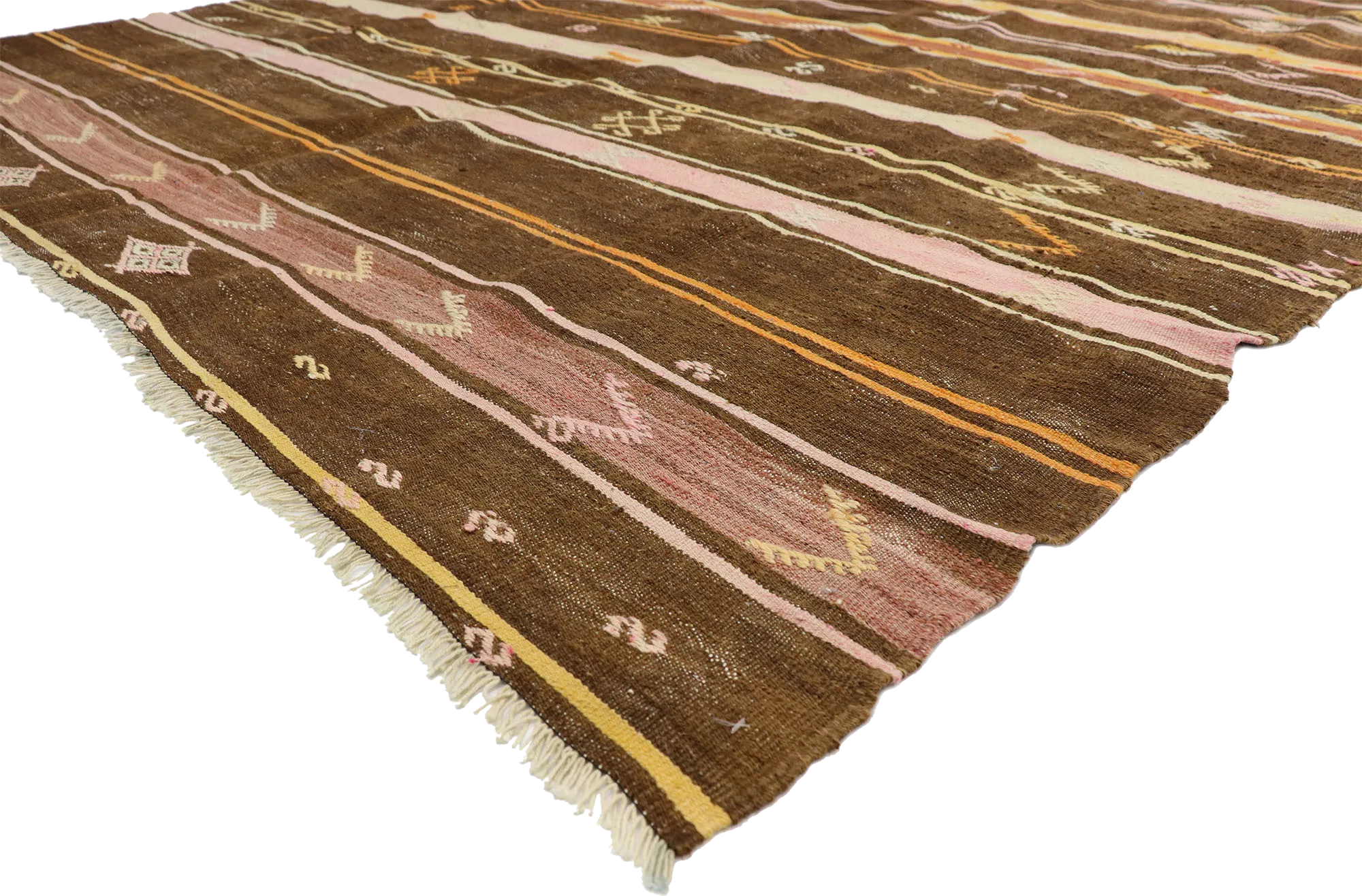 7'2" x 11" Vintage Kilim Rug