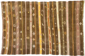 7'2" x 11" Vintage Kilim Rug