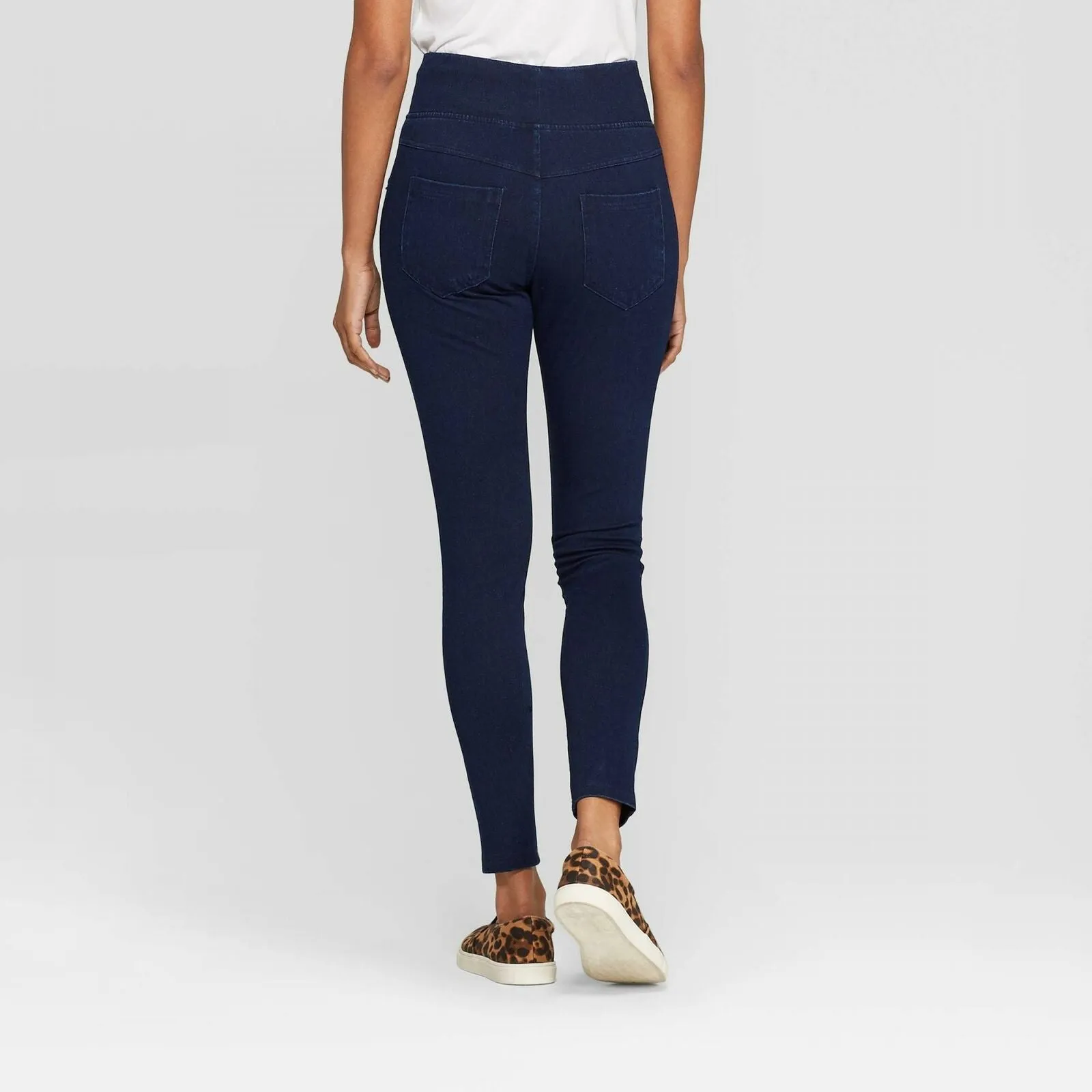 A New Day Women's High Waist Jeggings Navy Small