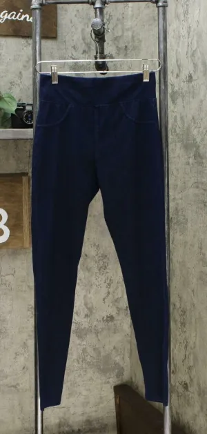 A New Day Women's High Waist Jeggings Navy Small