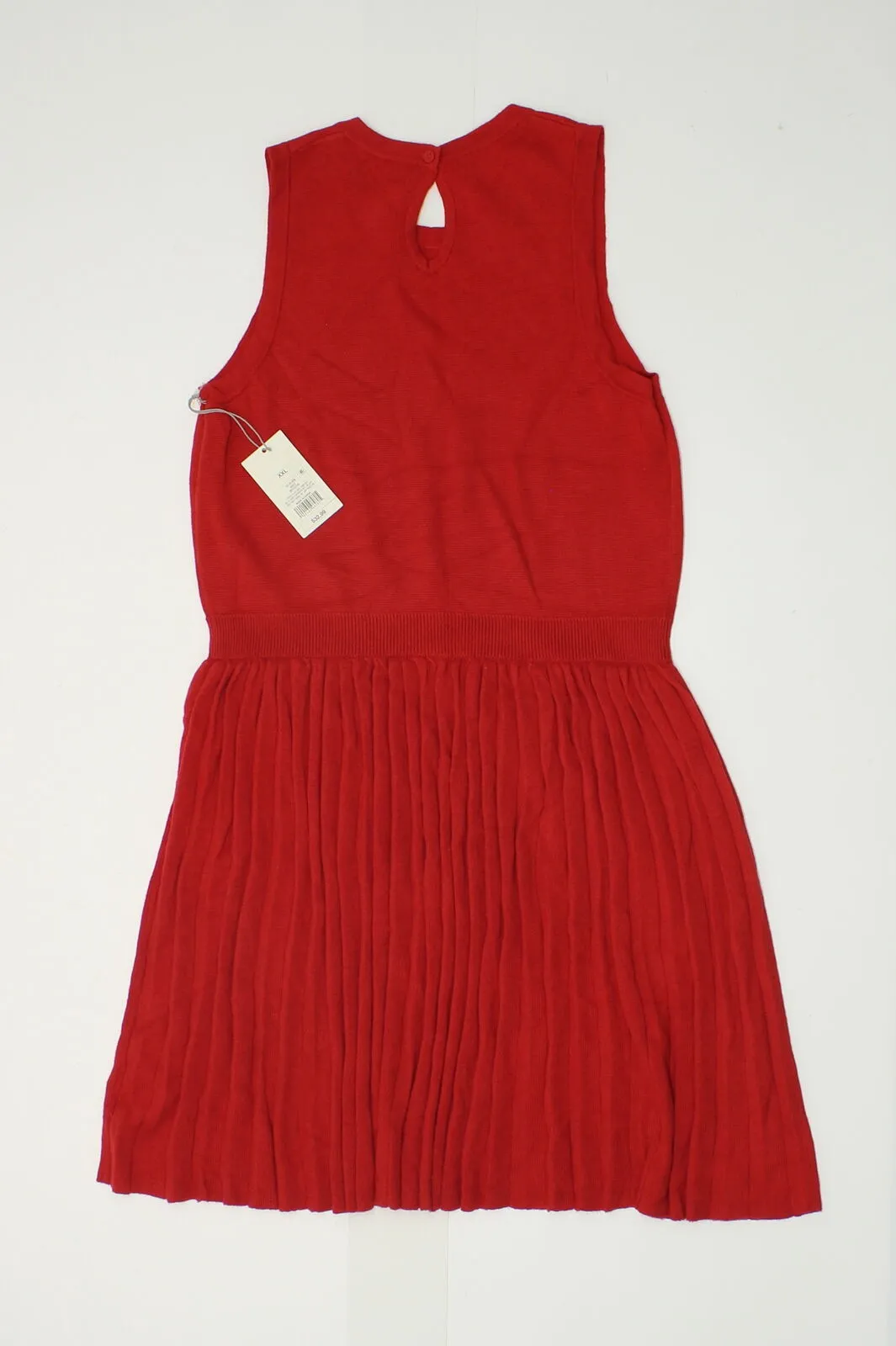 A New Day Women's Textured Sweater Dress Red XXL