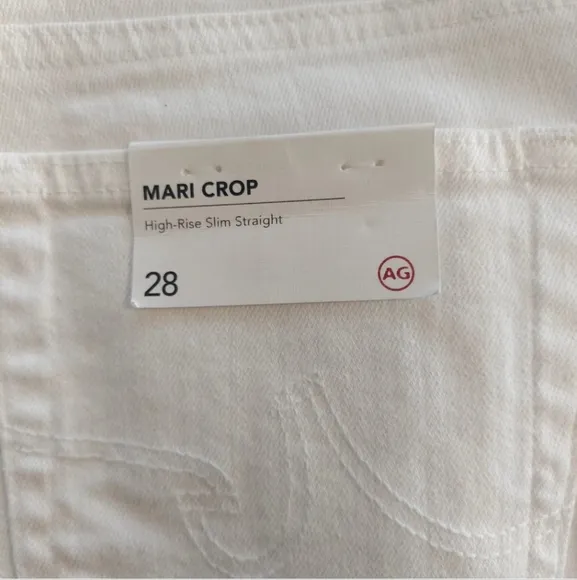 Adriano Goldschmied AG Womens Jeans Size 28 Mari High Rise Slim Straight Crop