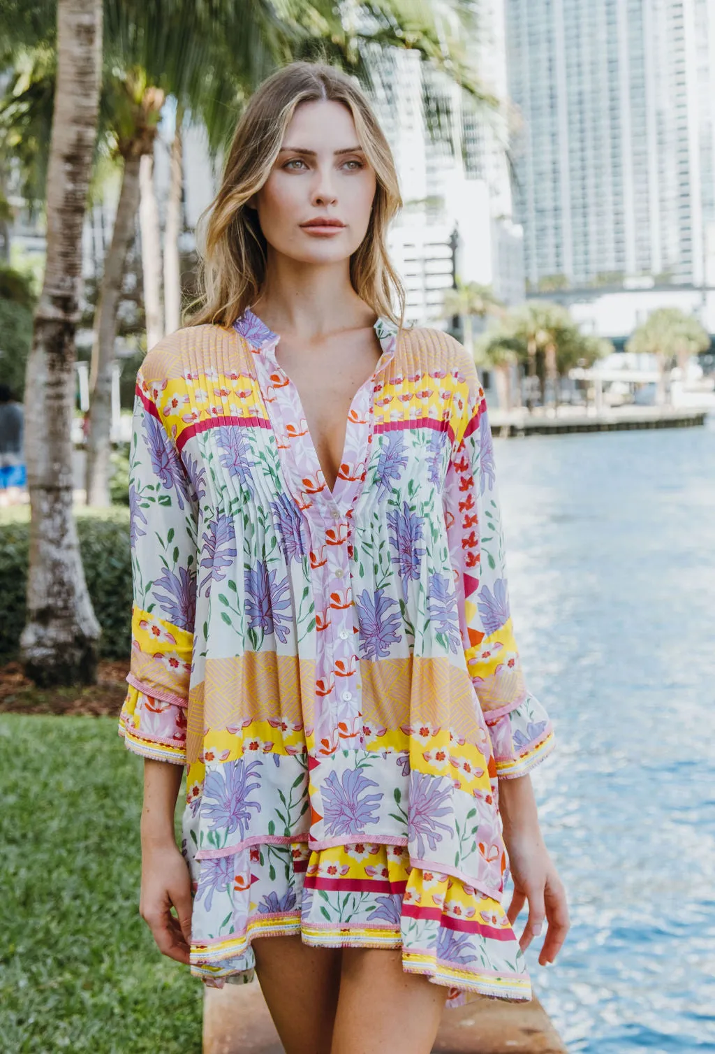 ARI DRESS- CAPRI FLOWERS