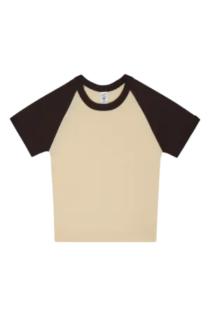Baby Rib Short Sleeve Raglan