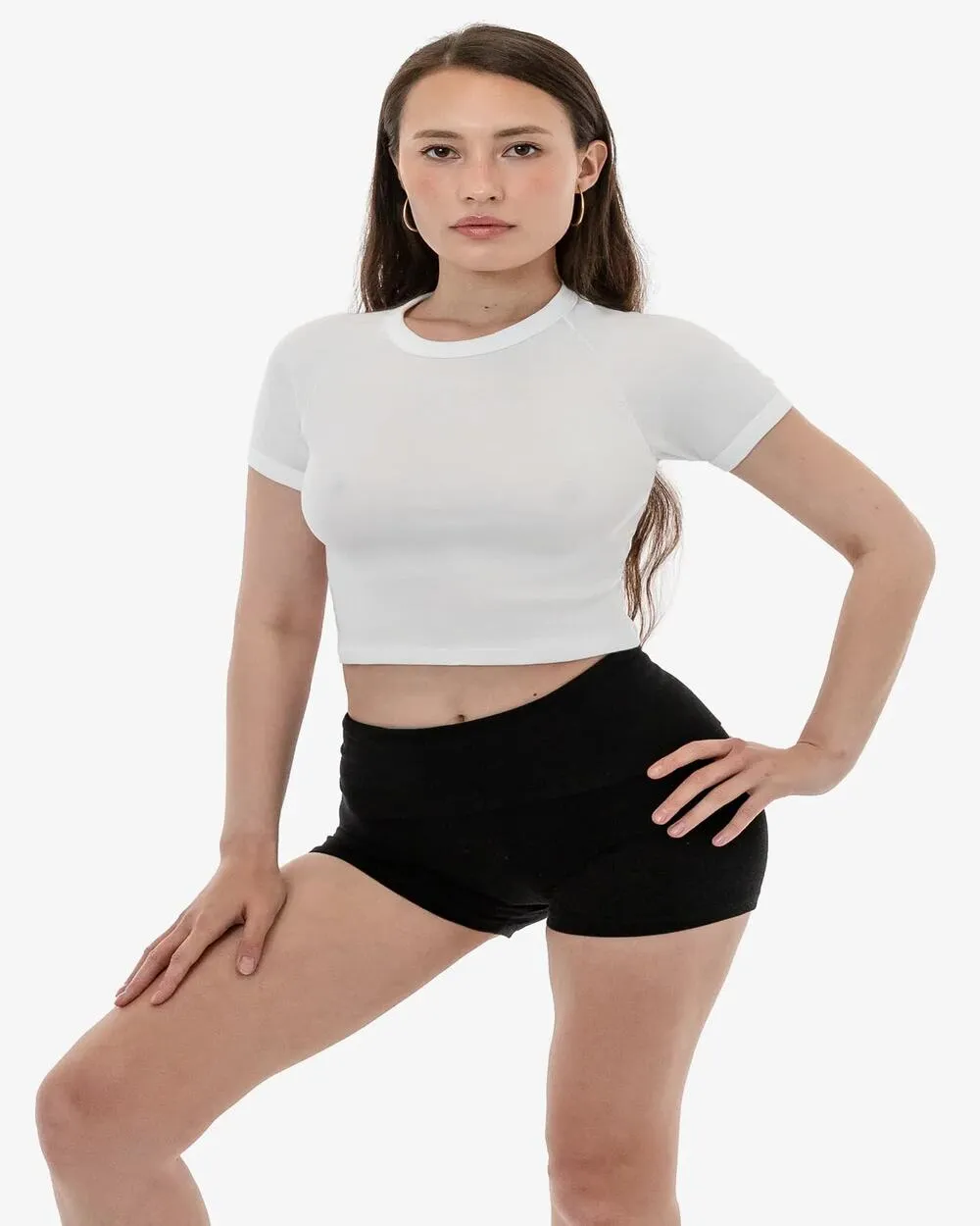 Baby Rib Short Sleeve Raglan