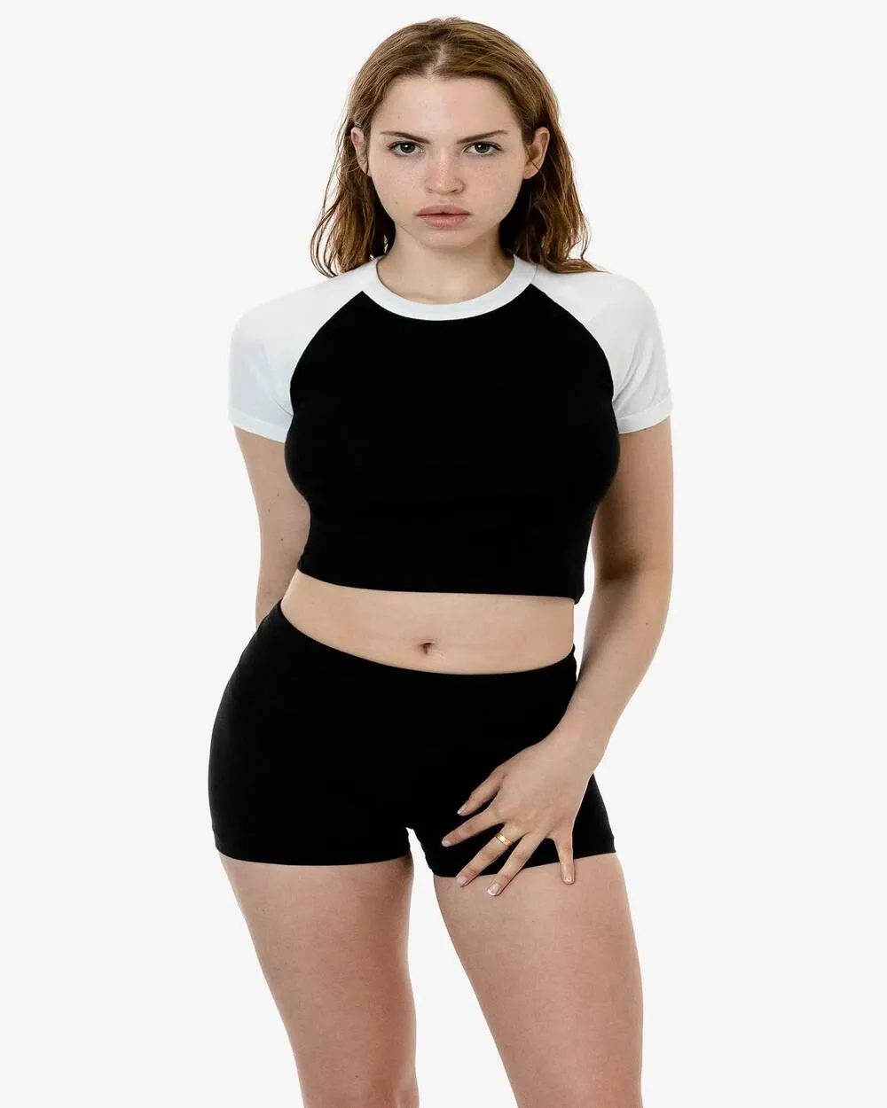 Baby Rib Short Sleeve Raglan