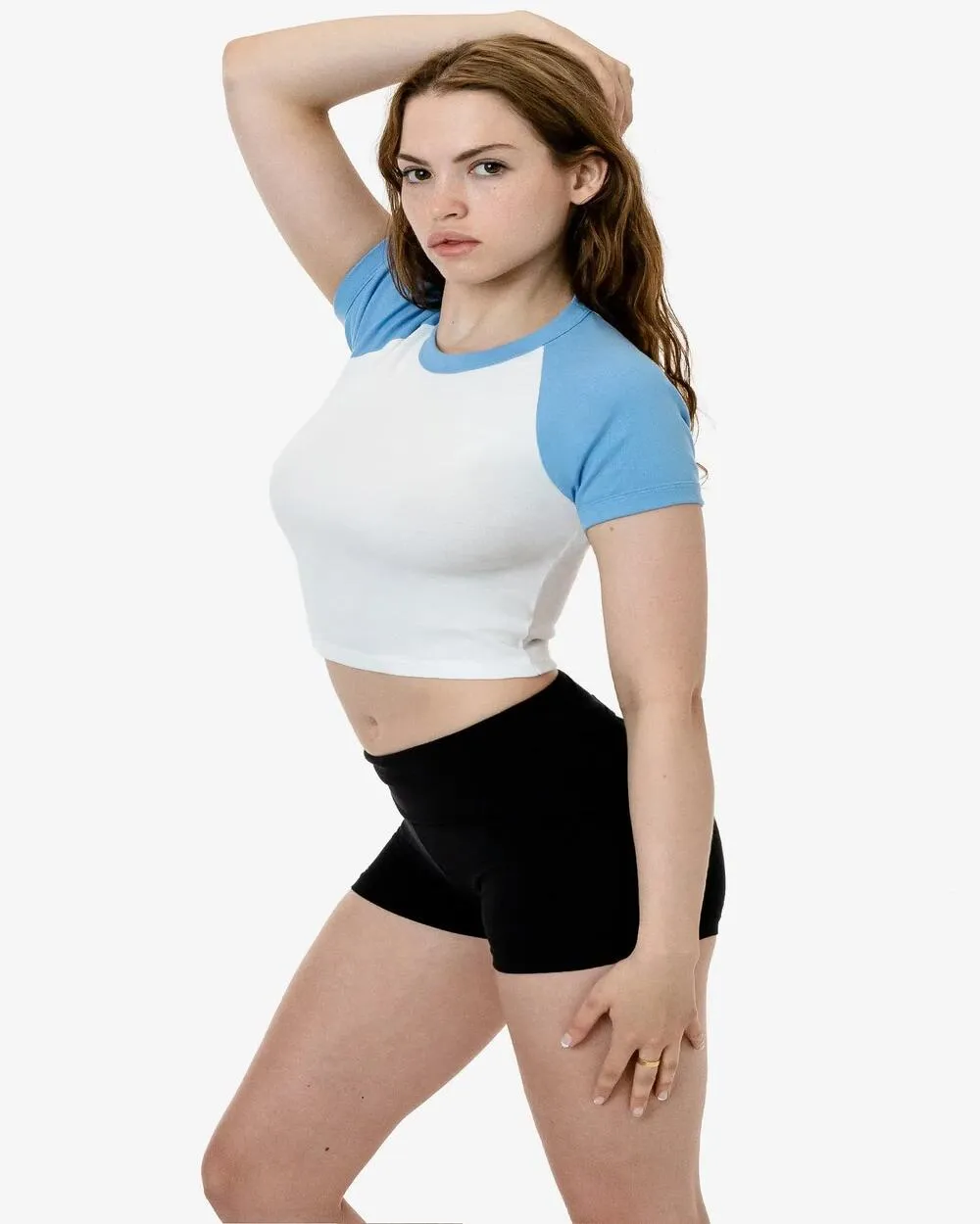 Baby Rib Short Sleeve Raglan