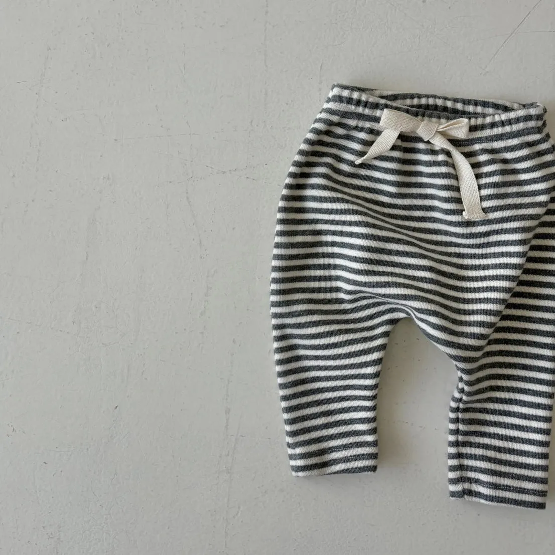 Baby Striped Leggings - Melange