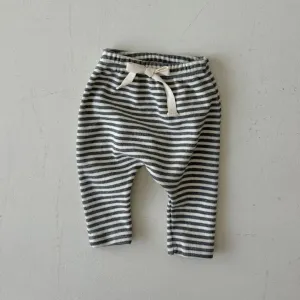 Baby Striped Leggings - Melange