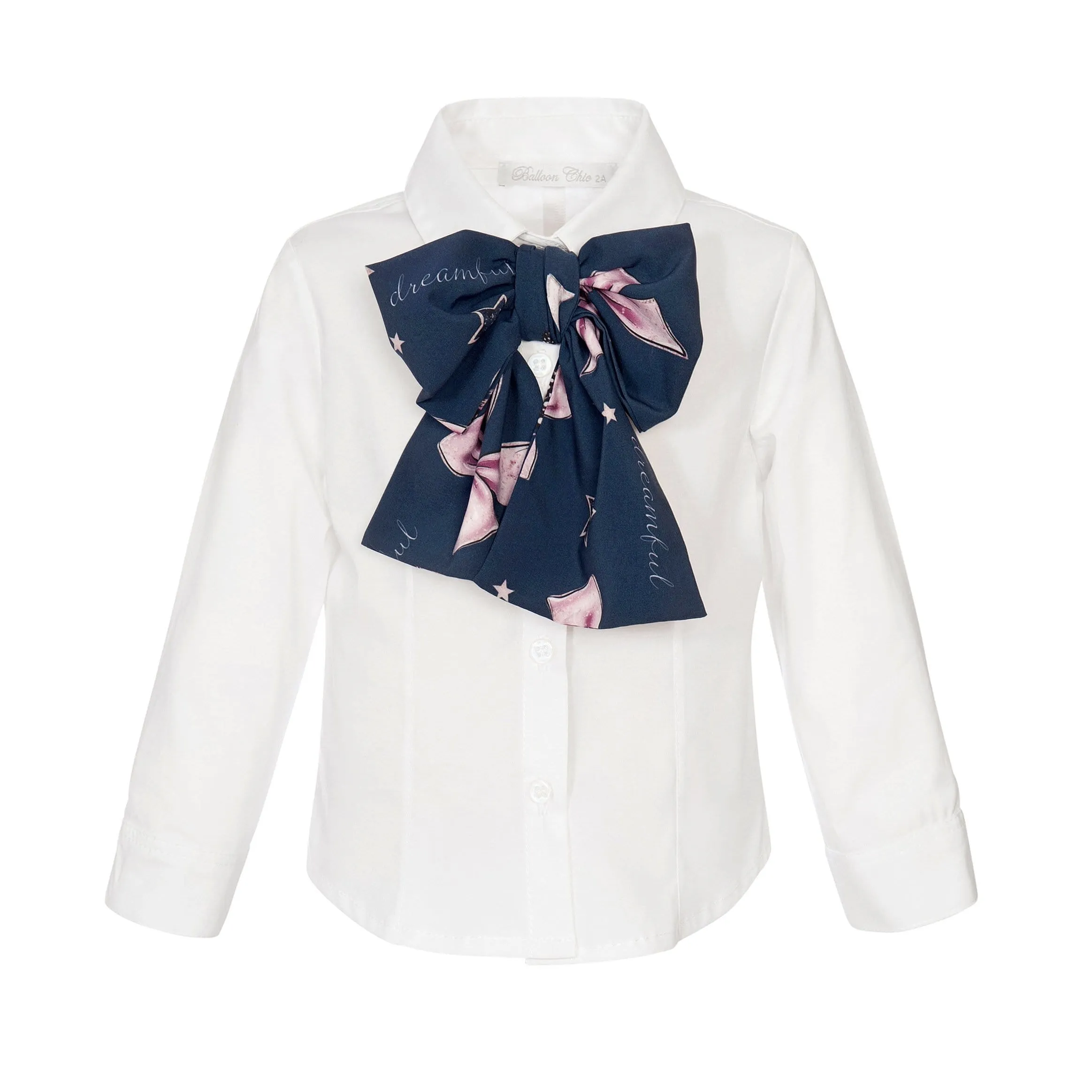 BALLOON CHIC - Bows & Star  Skirt Set  - Blue