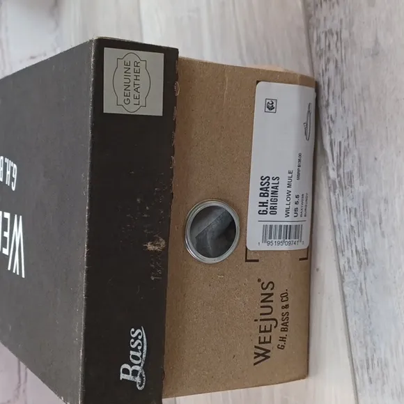 Bass Weejuns Willow Mule NIB