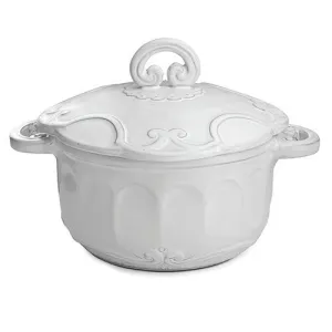 Bella Bianca Casserole w/Cover
