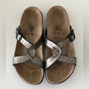 Birkenstock Birki’s Sylt metallic bronze gold sandals EU 36 / 5 Narrow