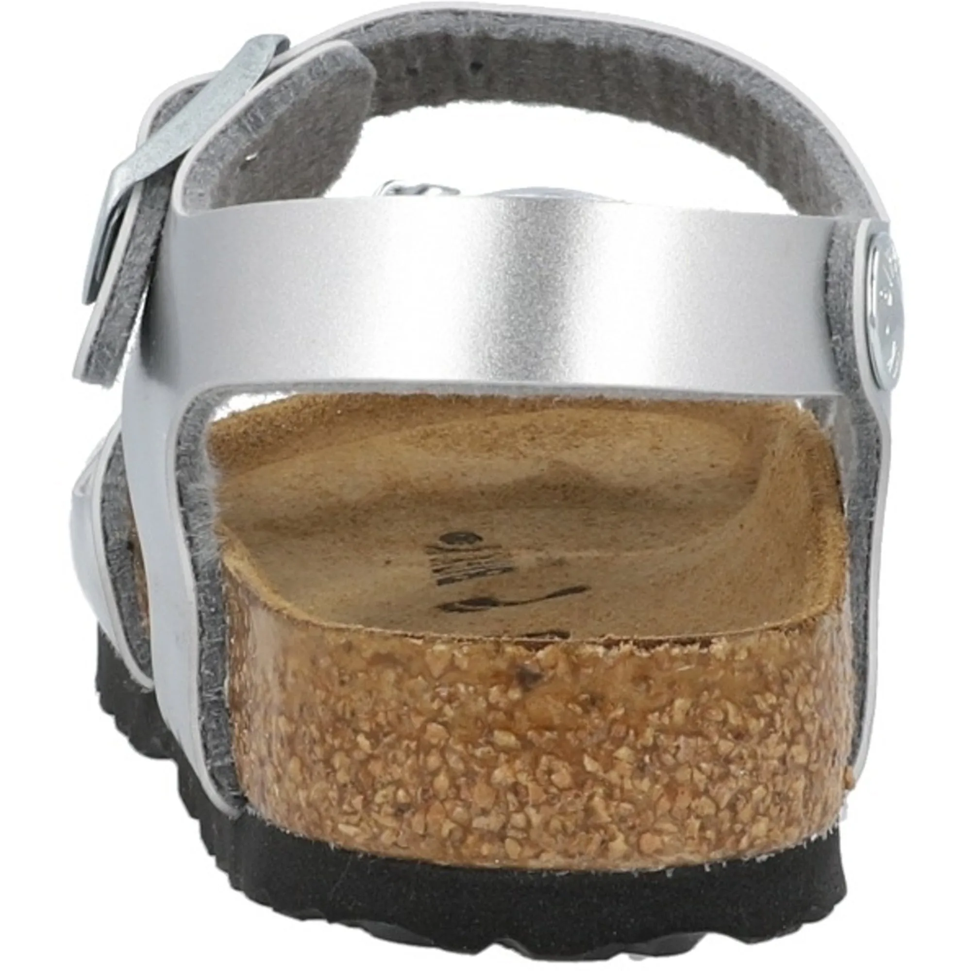 Birkenstock Rio Kids Metallic Silver Sandals