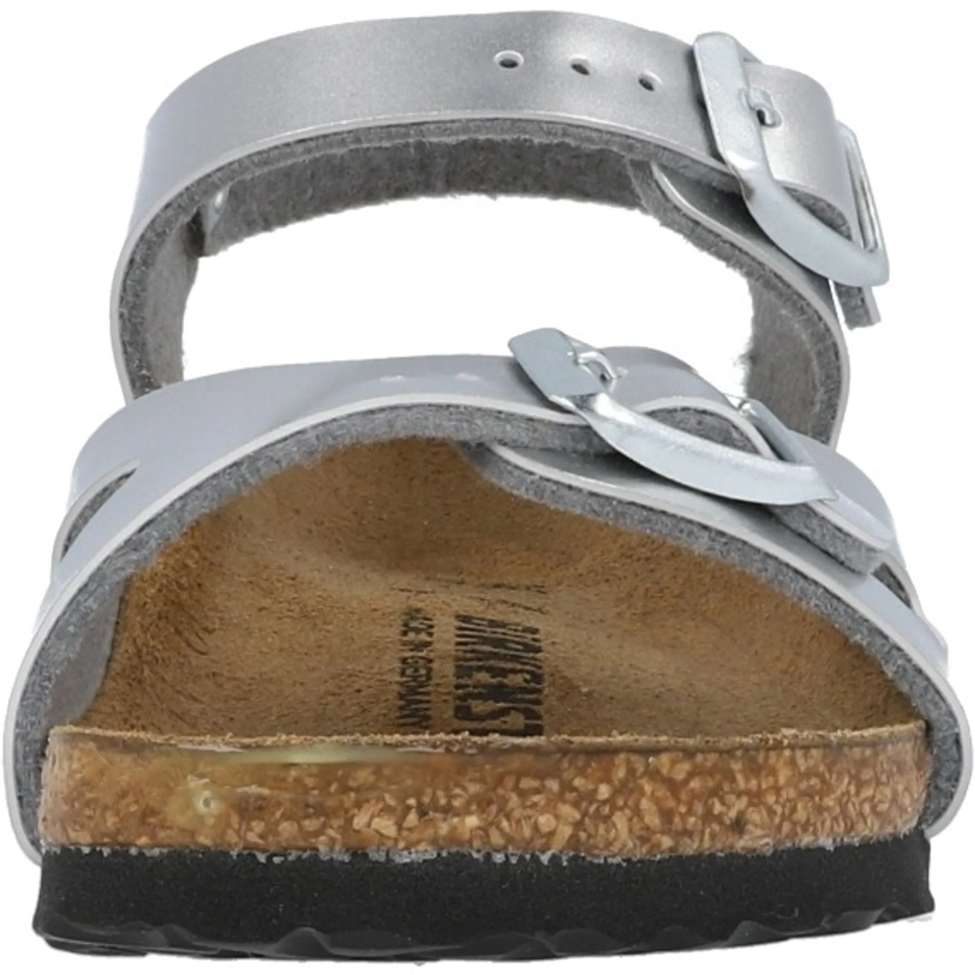 Birkenstock Rio Kids Metallic Silver Sandals