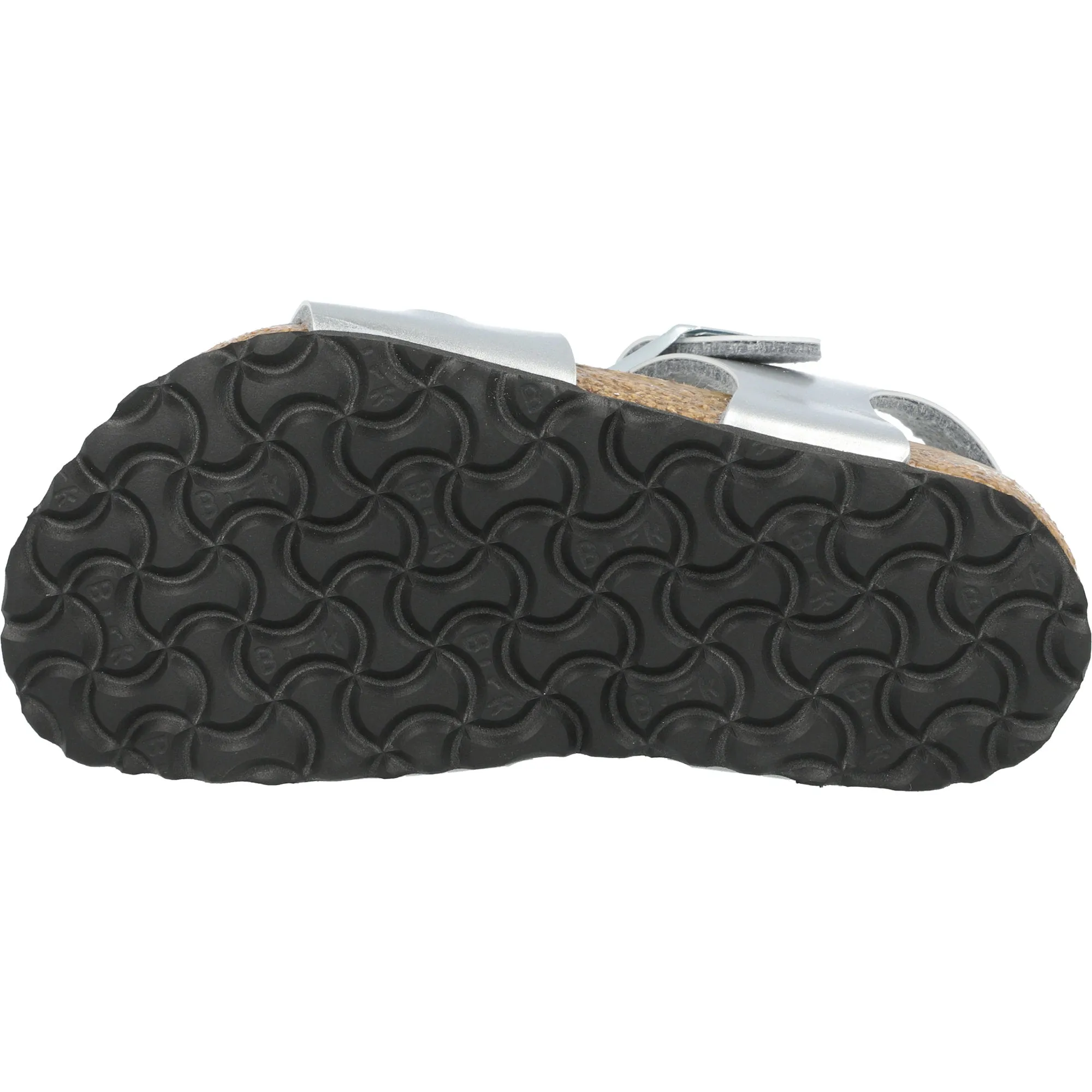 Birkenstock Rio Kids Metallic Silver Sandals