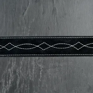 Black Suede Belt (2")
