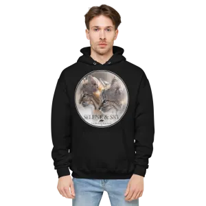 Bobcat Sisters Sky & Selene Unisex Fleece Hoodie