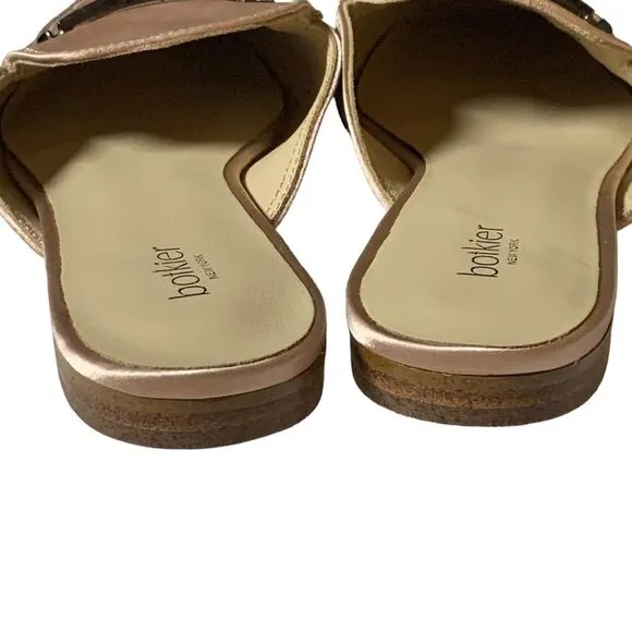 BOTKIER Clare Loafer Mule In Blush Satin