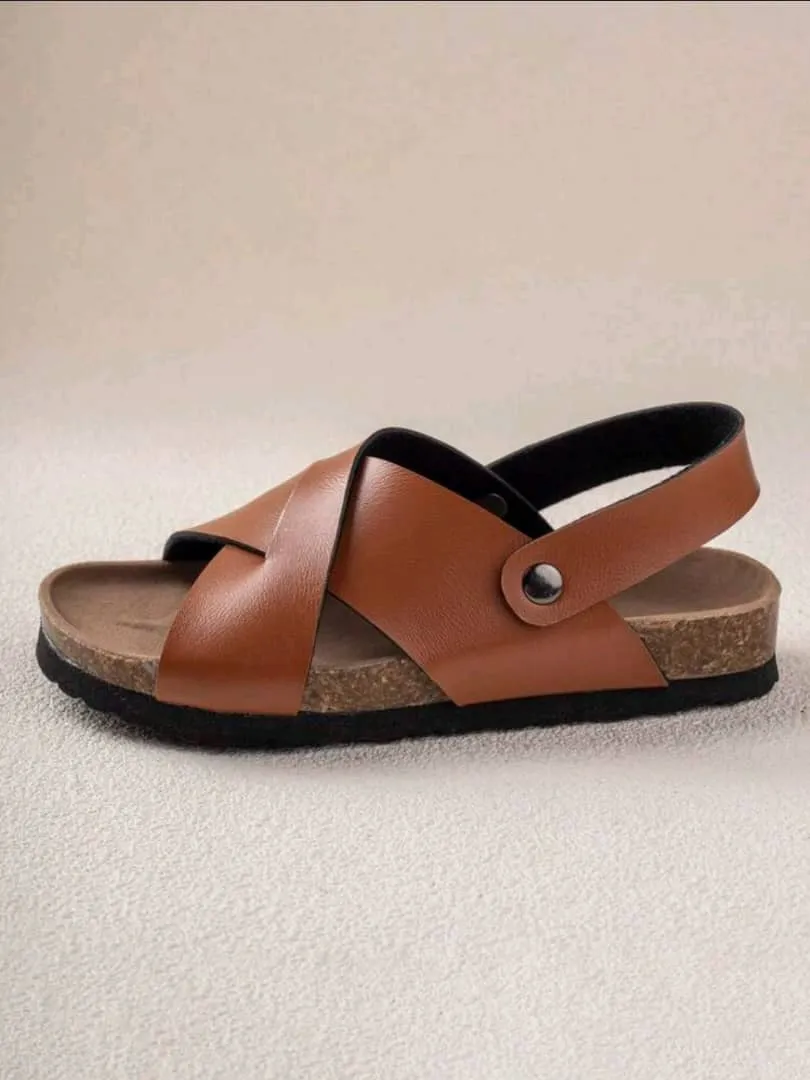 Boys Criss Cross Slingback Sandals For Outdoor