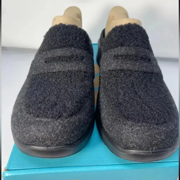 Bzees Georgia Women's Washable Sparkle Knit Mule Black Size 9 New with Box NWT
