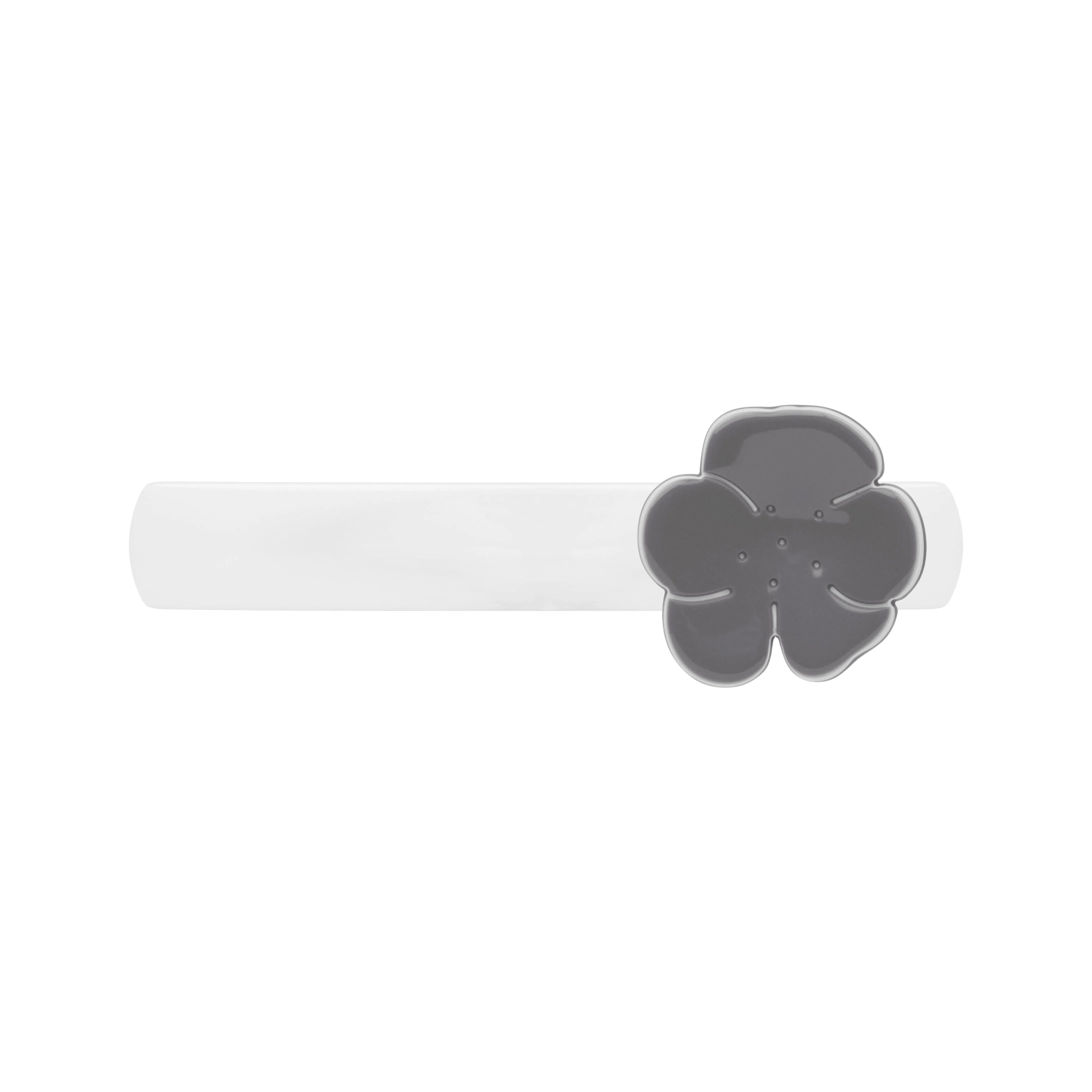 Camellia Small Grey Hair Clip