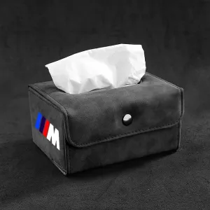 Car Suede Tissue Bag Protector Cover - Universal Tissue Box for Car