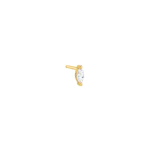 Colored Marquise Stud Earring