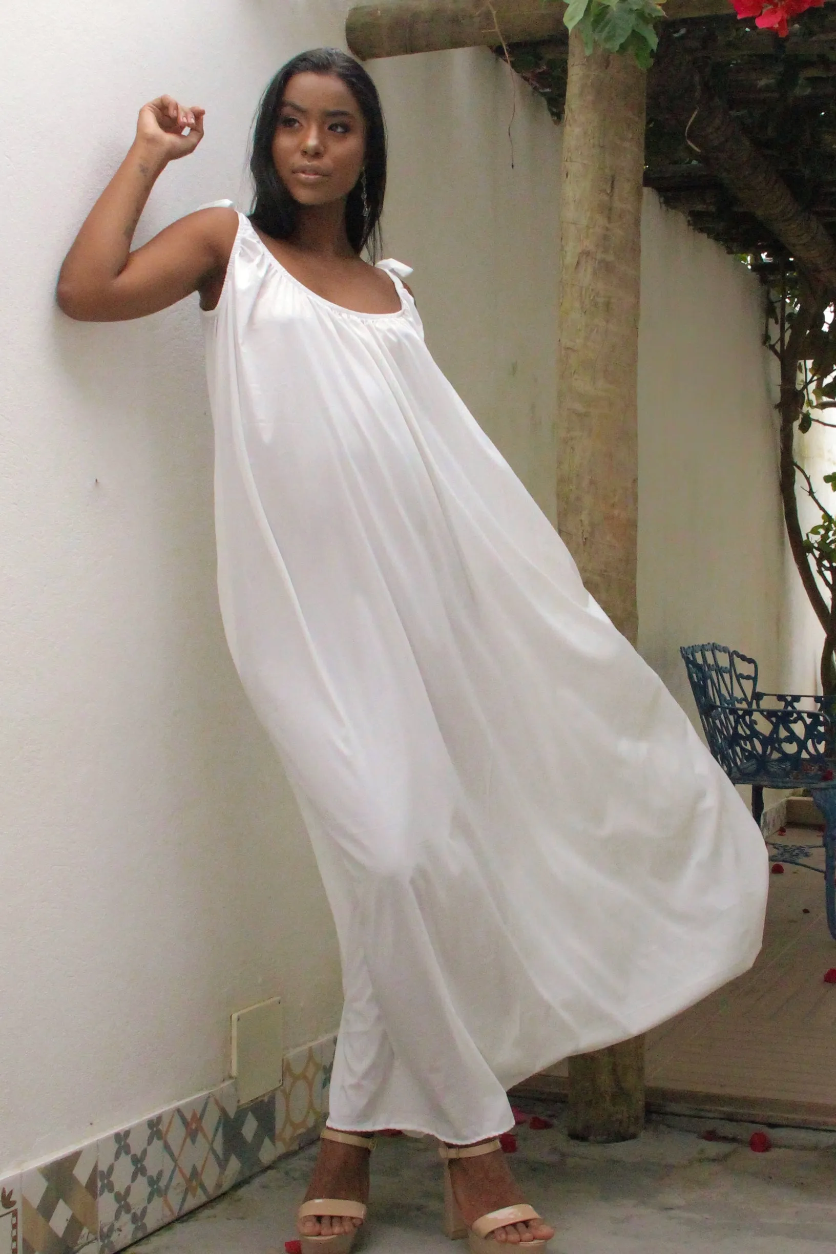 Comfy White Dress