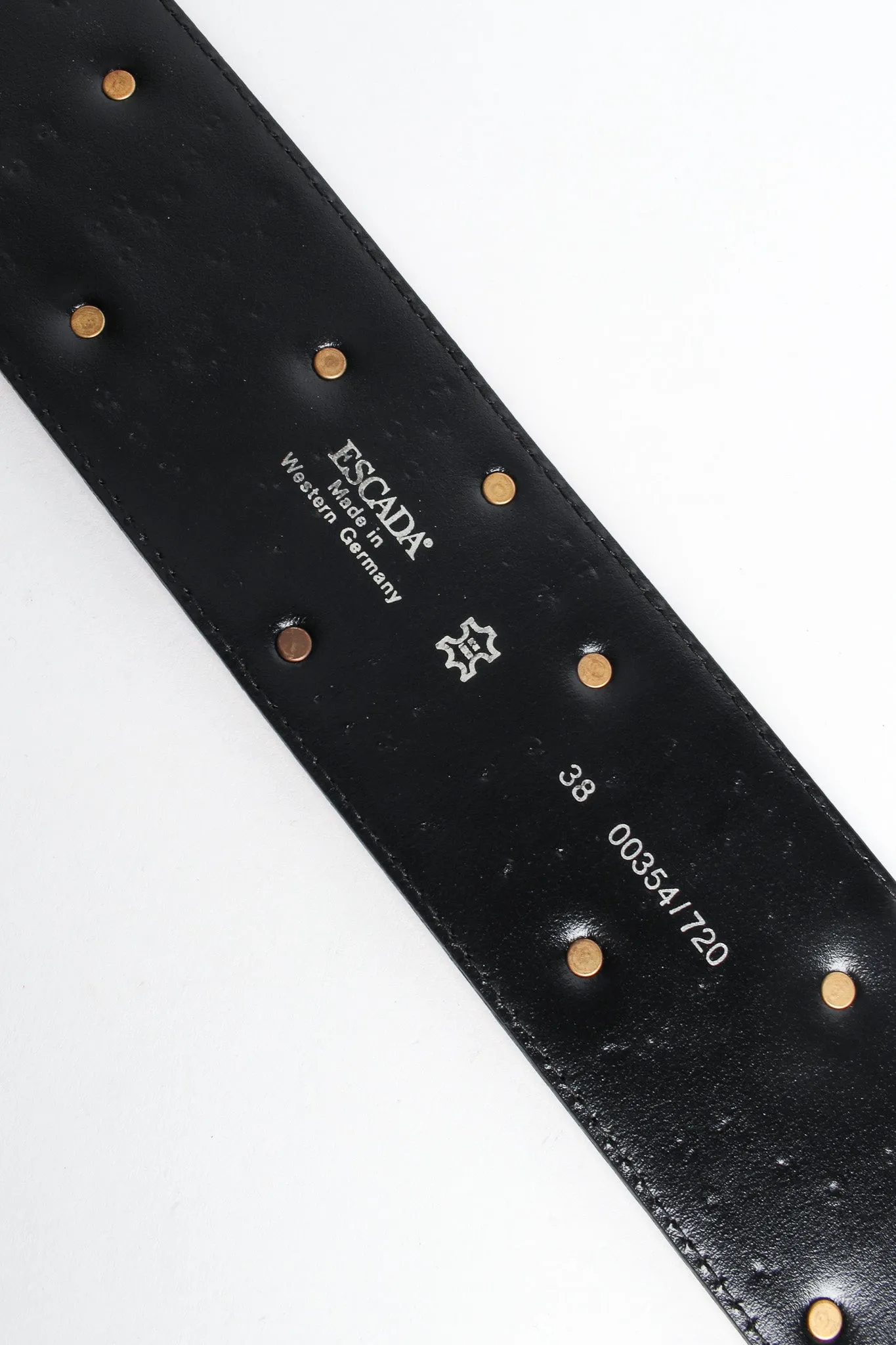 Confetti Stud Leather Belt