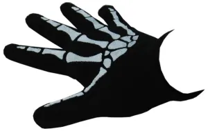 Copy of Black Gloves with Skeleton Design