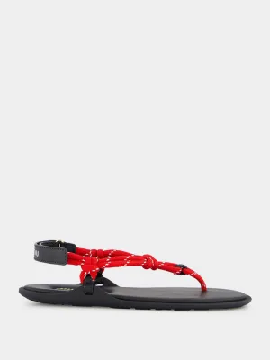 Cord and Leather Riviere Sandals