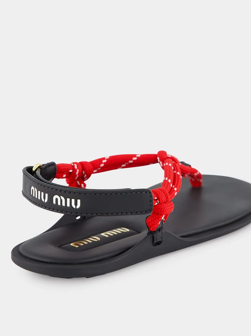 Cord and Leather Riviere Sandals