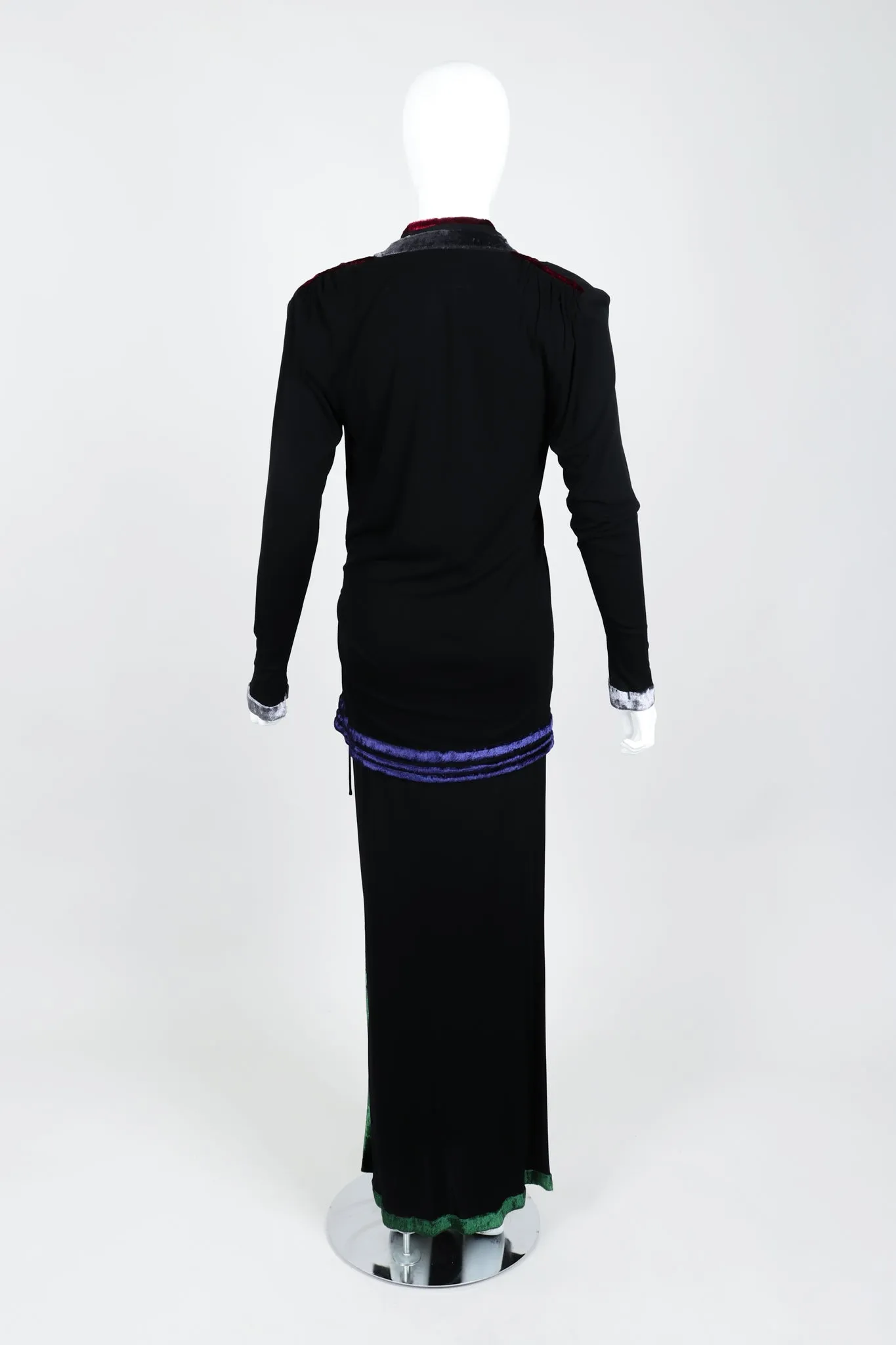 Crepe Jersey Top & Skirt Set