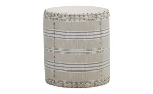 Custom Drum Outdoor Ottoman