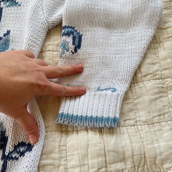 Cute Oversized Handmade Sweater • Size: S-L