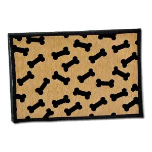 Dancing Bones Chenille Mat