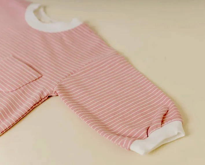 Dandillie Begonia Stripe Bubble Romper