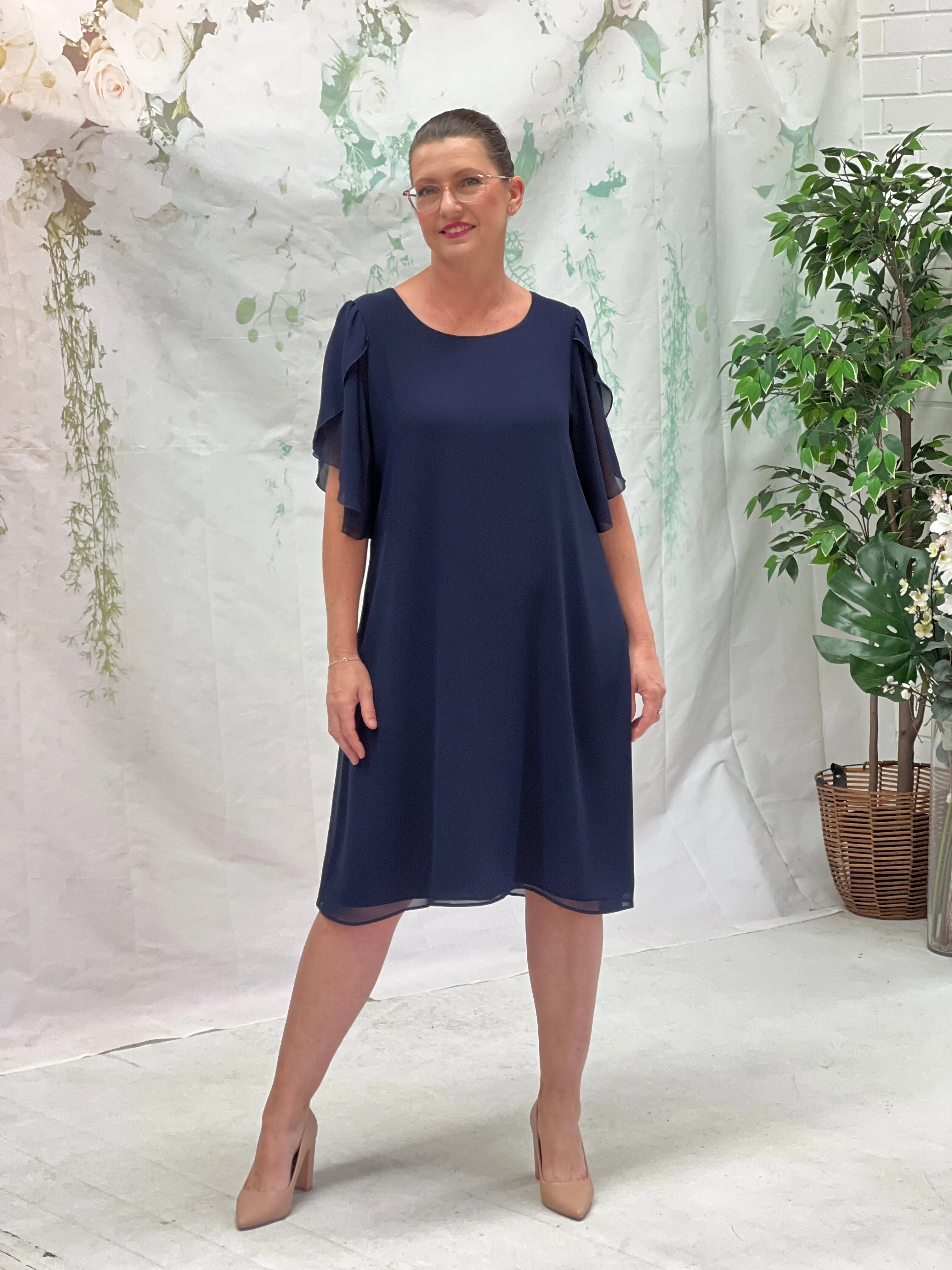 Darby Navy Event Dress