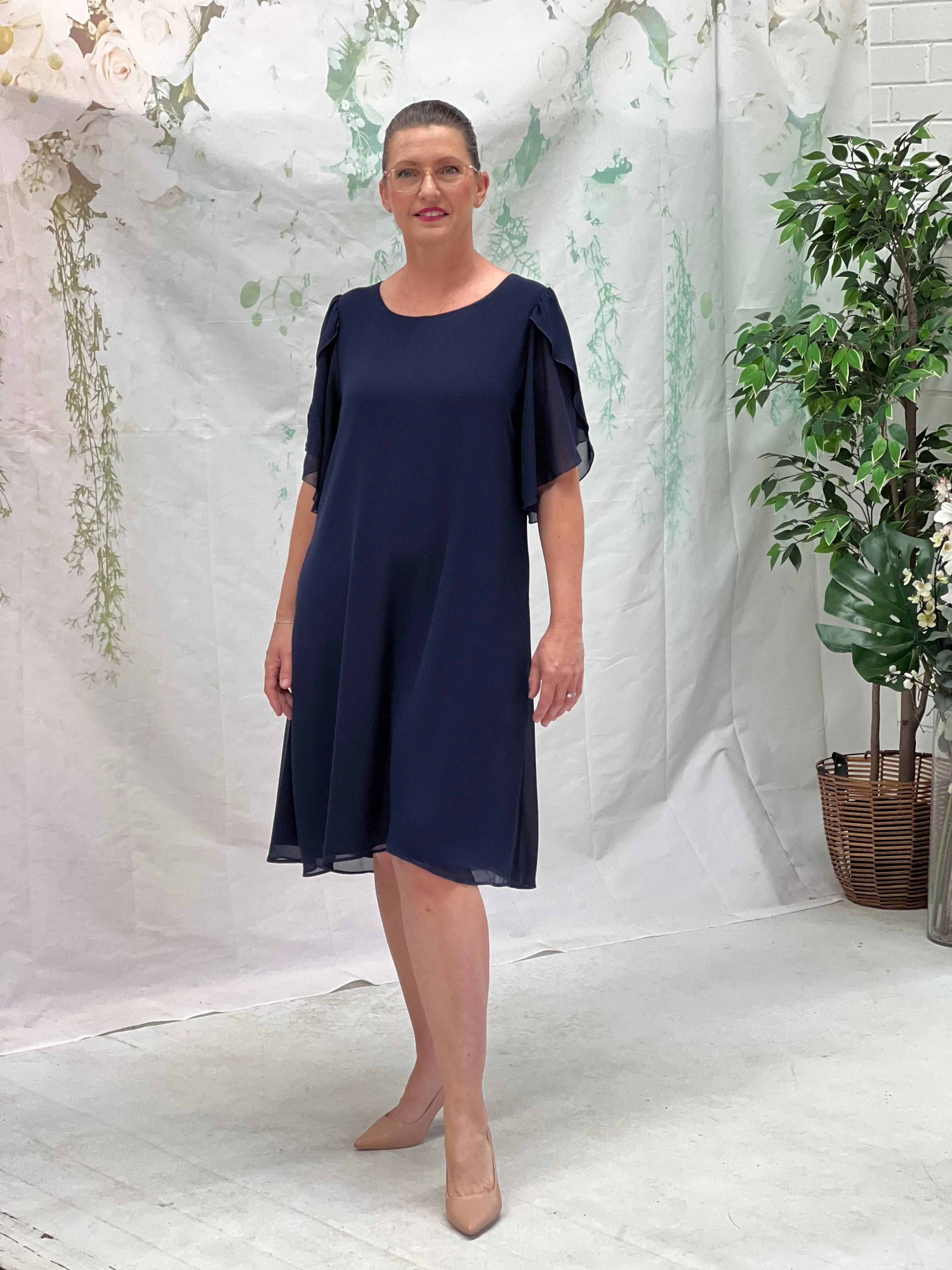 Darby Navy Event Dress