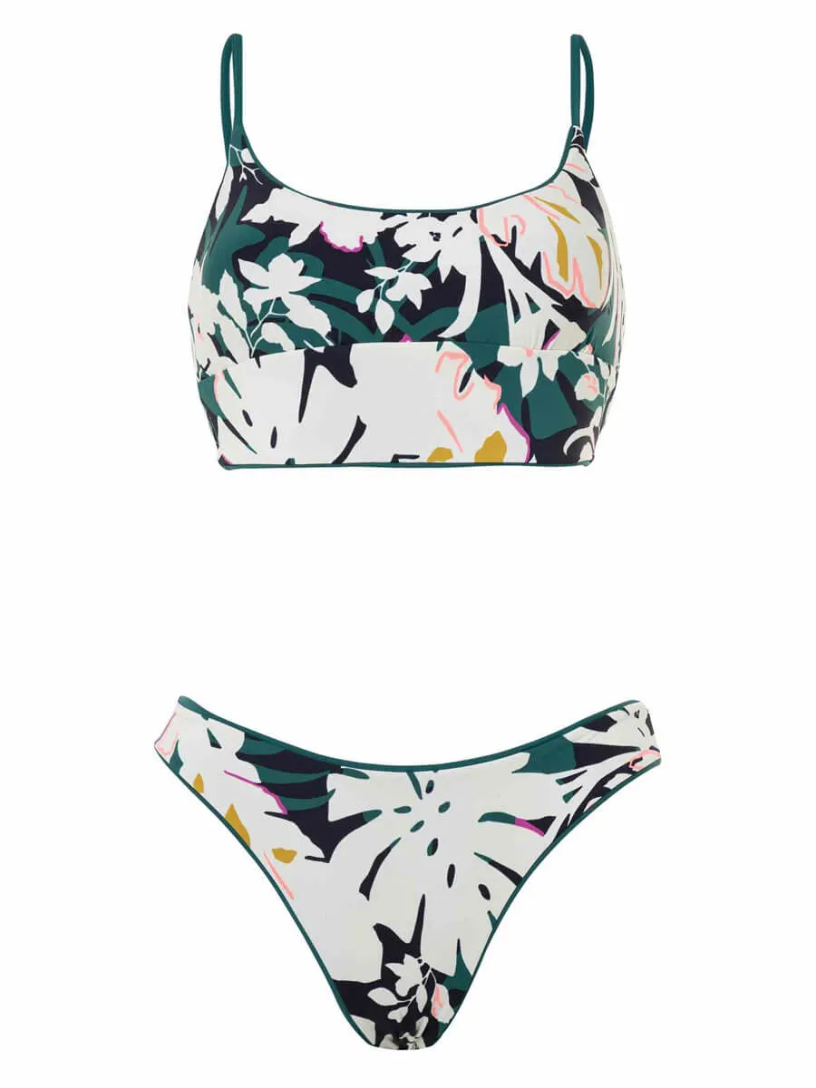 Dinna Sporty Bralette in Brunswick Green