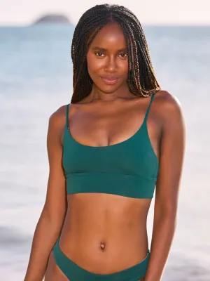 Dinna Sporty Bralette in Brunswick Green