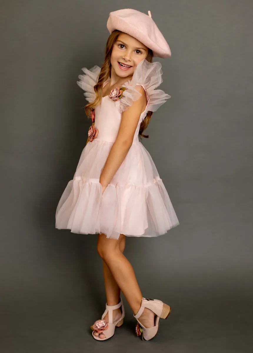 Elain Dress in Pale Pink