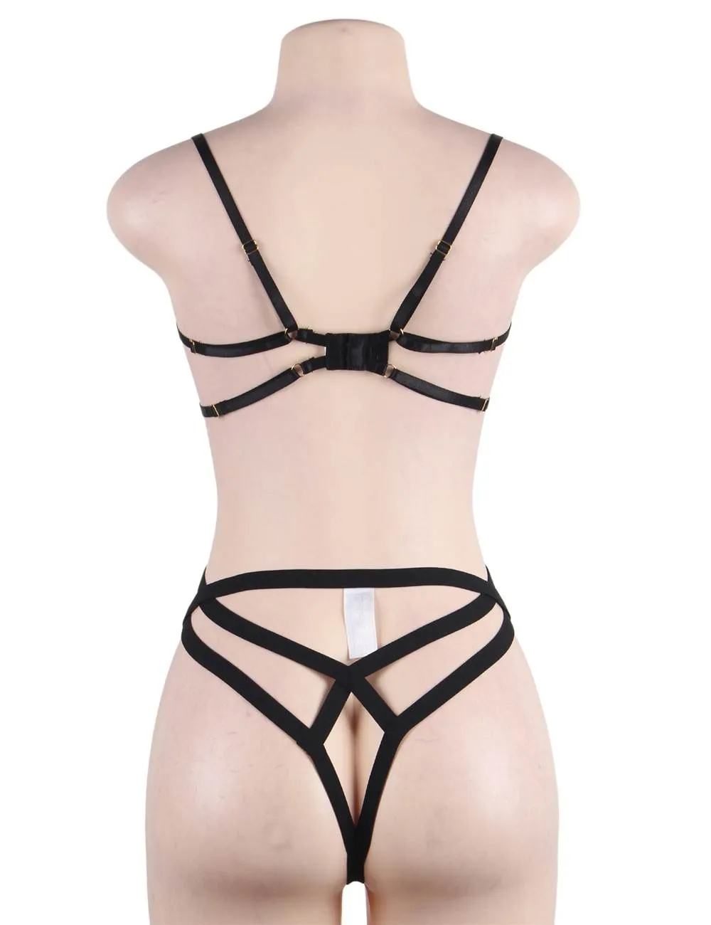 Elegant Embroidery Fashion Bra Set With Steel Ring